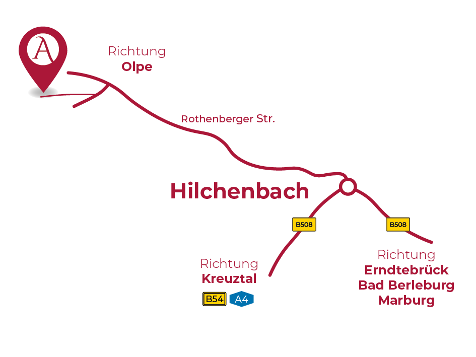 Anfahrtskarte Pflegehotel Addeberg